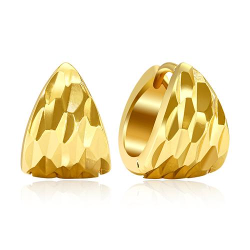 Brass Drop Earring, plated & for woman, golden [