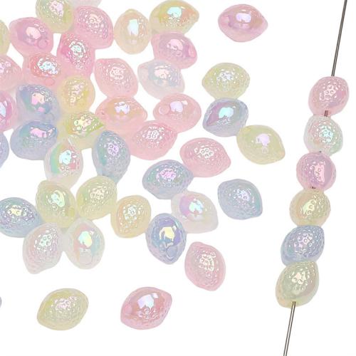 Perles acryliques plaquée, Acrylique, DIY, plus de couleurs à choisir Environ 1.5mm Vendu par sac