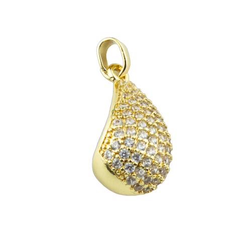 Cubic Zirconia Micro Pave Sterling Silver Pendant, 925 Sterling Silver, DIY & micro pave cubic zirconia Approx 3mm 