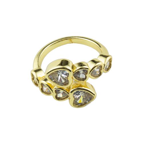 立方のジルコニア純銀指のリング, 925スターリングシルバー, ファッションジュエリー & マイクロパヴェジルコニア & 女性用, 無色 内径:約 18mm, 売り手 パソコン[