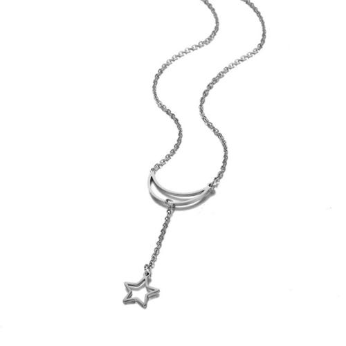 Edelstahl Schmuck Halskette, 304 Edelstahl, plattiert, unisex, keine, Länge:ca. 41-50 cm, verkauft von PC