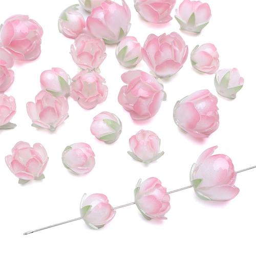 Acryl Schmuck Perlen, DIY & verschiedene Größen vorhanden, Rosa, Bohrung:ca. 1mm, verkauft von PC