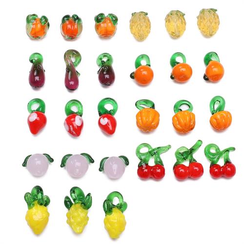Pflanze Lampwork Perlen, DIY & verschiedene Stile für Wahl, keine, verkauft von PC