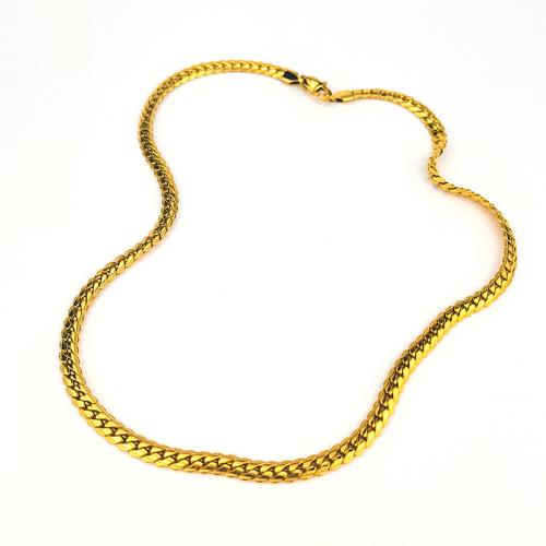 Halskette, 304 Edelstahl, plattiert, verschiedene Größen vorhanden & für Frau, keine, verkauft von PC