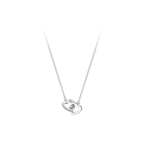 Cubic Zircon Micro Pave Brass Necklace, plated, micro pave cubic zirconia & for woman Approx 21-50 cm 