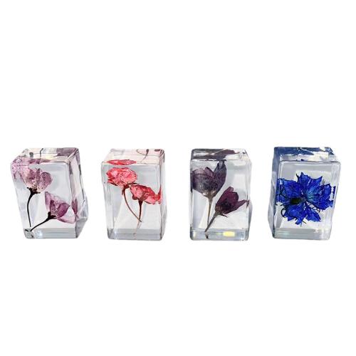 Resin Decoration, with Dried Flower, epoxy gel, for home and office 