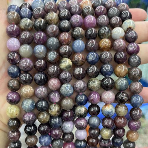 Perles de pierre gemme mixte, Rond, bijoux de mode & DIY & normes différentes pour le choix, couleurs mélangées Environ 38 cm, Vendu par brin