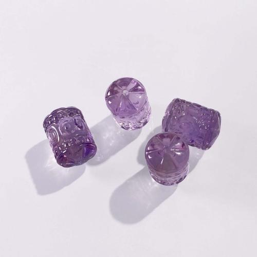 Natural Amethyst Beads, DIY, purple 