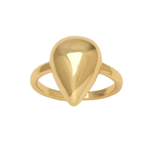 Палец кольцо-латунь, Латунь, плакирован золотом, ювелирные изделия моды, Золотой, продается PC