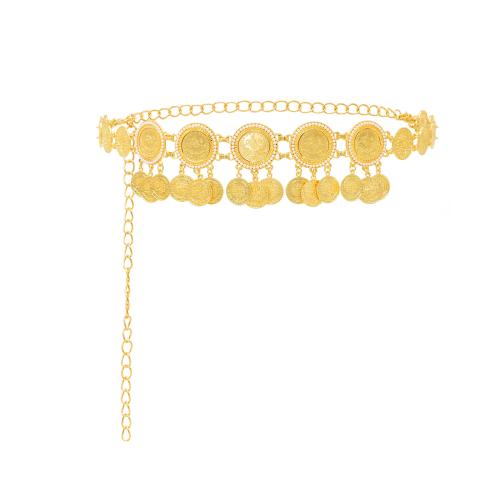 Body Chain Jewelry, Zinc Alloy, fashion jewelry & for woman, gold .2 Inch 