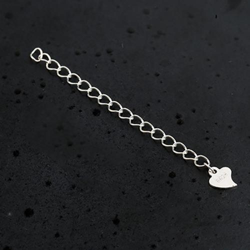 Sterling Silver Extender Chain, 925 Sterling Silver, DIY Approx 5 cm 