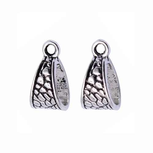 Zinc Alloy Jewelry Bail, antique silver color plated, vintage & fashion jewelry & DIY 