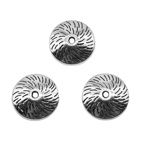 Zinc Alloy Jewelry Beads, Rondelle, antique silver color plated, vintage & fashion jewelry & DIY 