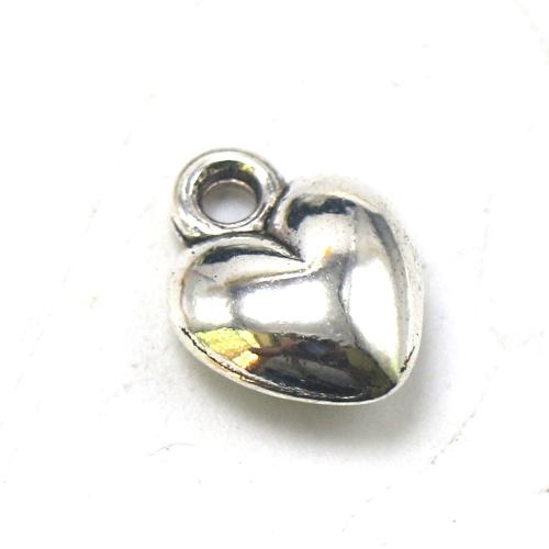 Zinc Alloy Heart Pendants, antique silver color plated, vintage & fashion jewelry & DIY Approx 