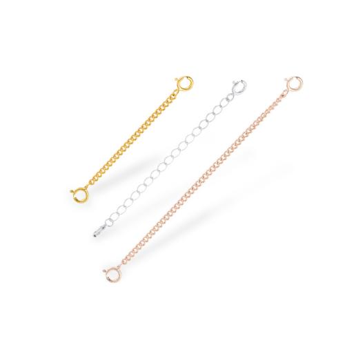 Sterling Silver Extender Chain, 925 Sterling Silver, DIY  