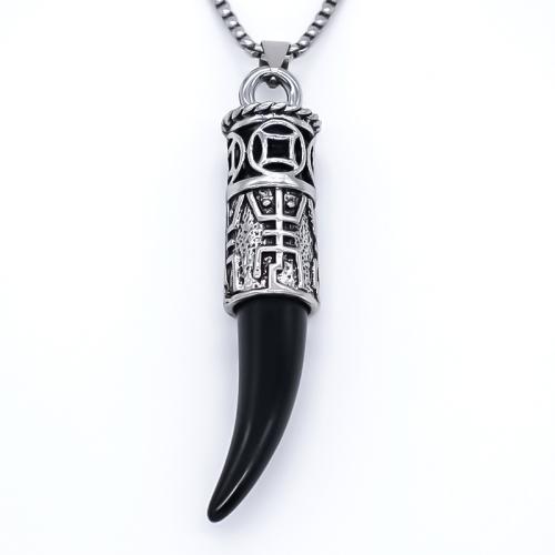 Ожерелье цинкового сплава , цинковый сплав, ювелирные изделия моды & Мужская, серебряный длина:Приблизительно 70 см, продается PC