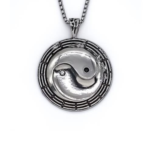 Zinc Alloy Necklace, polished, fashion jewelry & Unisex, silver color Approx 70 cm 