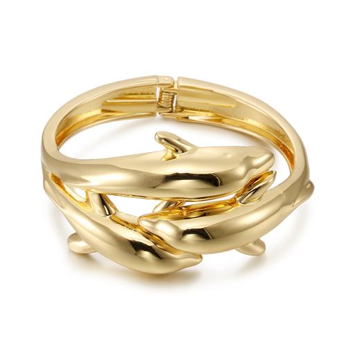 Fashion Zinc Alloy Bangle, Dolphin, plated, for woman Inner Approx 