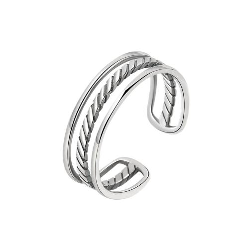 Sterling Silver Finger Ring, 925 Sterling Silver, Antique finish, for woman, silver color 