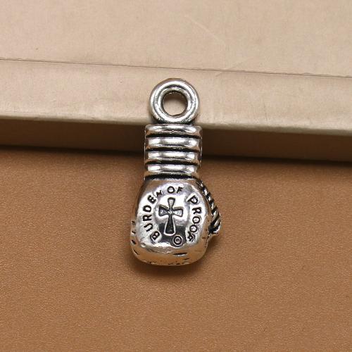 Zinc Alloy Jewelry Pendants, Boxing Glove, antique silver color plated, vintage & fashion jewelry & DIY Approx 