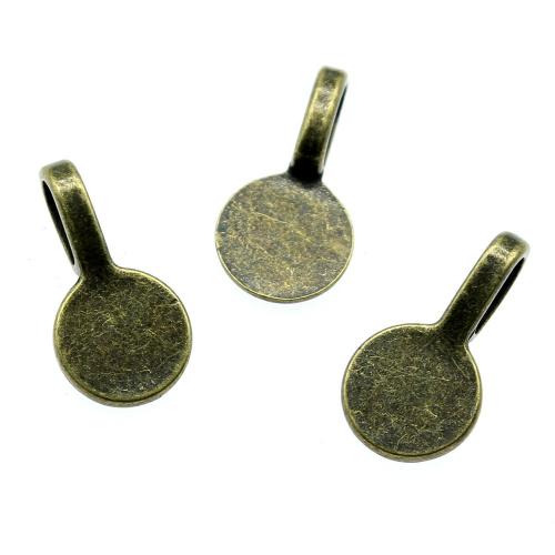 Zinc Alloy Jewelry Pendants, Flat Round, plated, vintage & fashion jewelry & DIY 