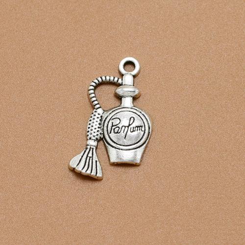 Zinc Alloy Jewelry Pendants, Perfume Bottle, antique silver color plated, vintage & fashion jewelry & DIY Approx 