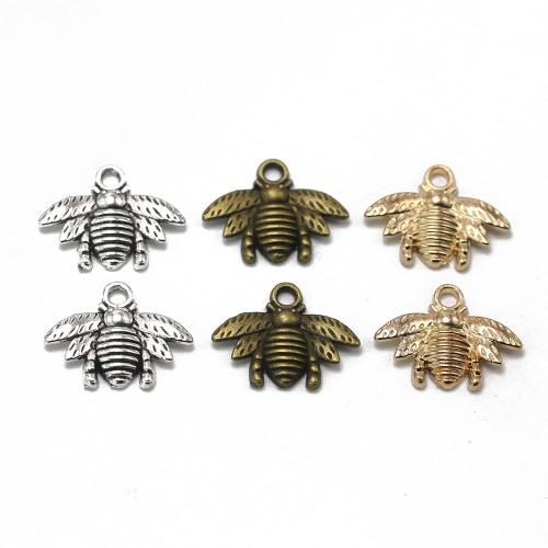 Zinc Alloy Animal Pendants, Bee, plated, vintage & fashion jewelry & DIY Approx 