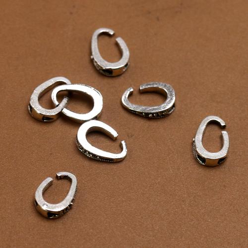 alliage de zinc Pendant Hook, Plaqué de couleur d'argent, Vintage & bijoux de mode & DIY Environ Vendu par sac[