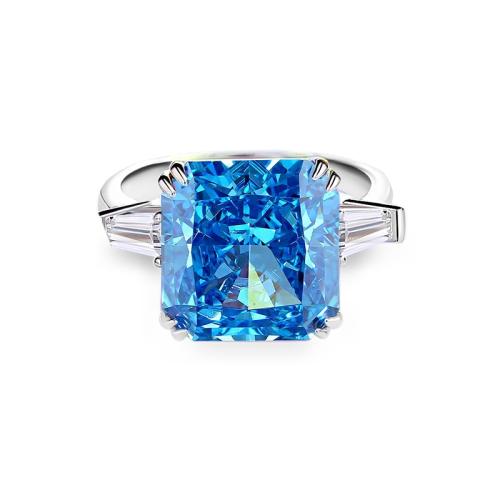 Cubic Zirconia Micro Pave Sterling Silver Finger Ring, 925 Sterling Silver, fashion jewelry & micro pave cubic zirconia & for woman 