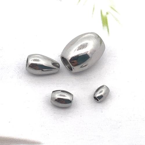 Edelstahl Perlen, 304 Edelstahl, DIY & verschiedene Größen vorhanden & verschiedene Stile für Wahl, originale Farbe, verkauft von PC