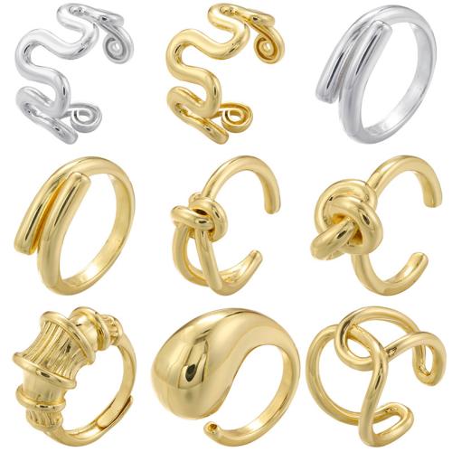 真鍮の指輪, 銅, メッキ, 異なるスタイルを選択 & 女性用, 無色, 売り手 パソコン