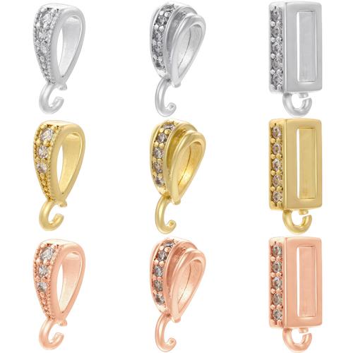 Conclusions de Bracelet en laiton, Placage, DIY & styles différents pour le choix & pavé de micro zircon, plus de couleurs à choisir, Vendu par PC