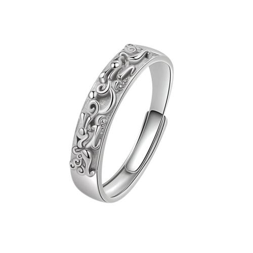 Стерлингового серебра кольцо, Серебро 925 пробы, Другое покрытие, Мужская & разный размер для выбора, оригинальный цвет, продается PC