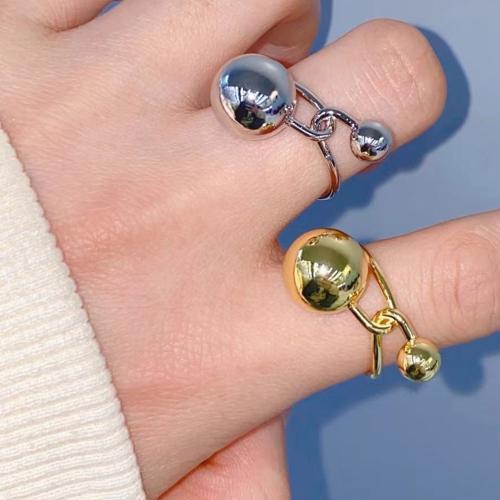 Brass Finger Ring, plated, fashion jewelry & for woman Inner Approx 18mm 