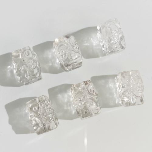 Natürliche klare Quarz Perlen, Klarer Quarz, DIY, weiß, 11x15mm, verkauft von PC
