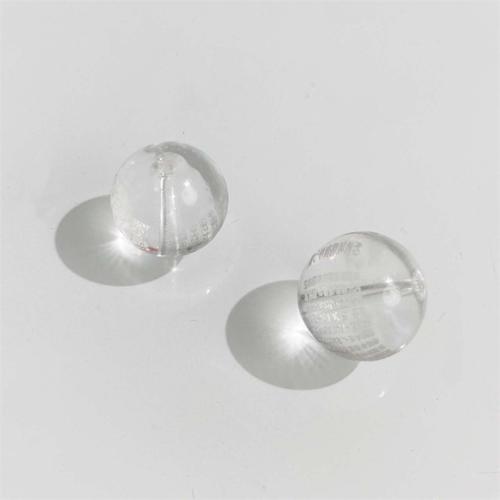 Natural Clear Quartz Beads, Round, DIY, white, 14mm 