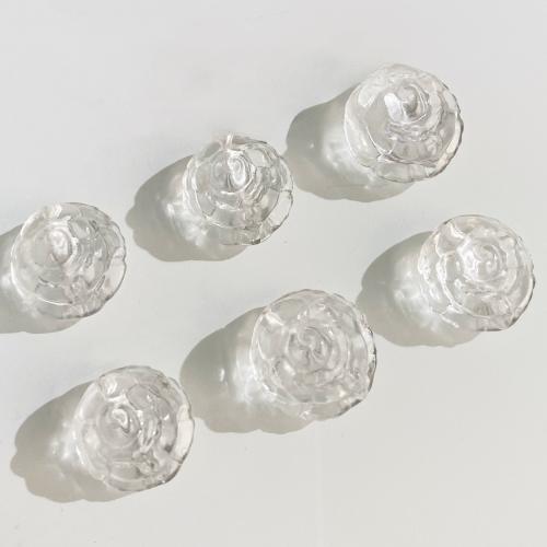Natürliche klare Quarz Perlen, Klarer Quarz, Fuchs, DIY, weiß, 11x16mm, verkauft von PC