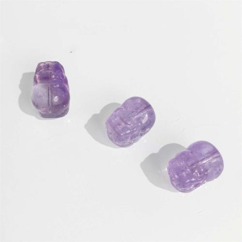 Natürliche Amethyst Perlen, Fabelhaft wildes Tier, DIY, violett, 14mm, verkauft von PC