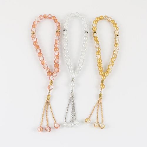 Glass Jewelry Beads Bracelets, handmade, fashion jewelry & gradient color & Unisex .6 Inch 
