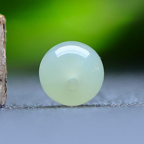 Single Gemstone Beads, Hetian Jade, Round, DIY 