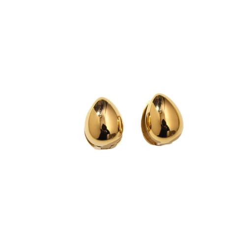 Stainless Steel Leverback Earring, 304 Stainless Steel, Teardrop, Vacuum Ion Plating, fashion jewelry & for woman 