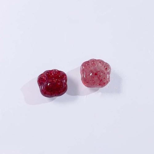 Mix Color Quartz Beads, Strawberry Quartz, Claw, DIY, pink, 15mm 