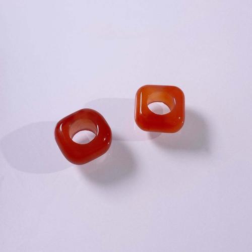 Agate Beads, DIY, red, 14mm 