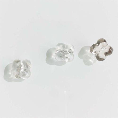 Cristal clair naturel, quartz clair, fleur, DIY, blanc, 10mm, Vendu par PC