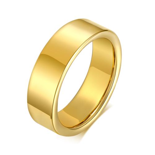 Men Tungsten Steel Ring in Bulk, plated, Unisex golden 