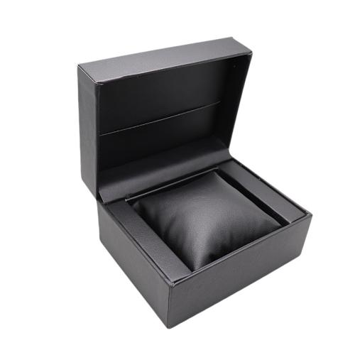 Leather Watch Box, PU Leather, portable & dustproof & multifunctional 