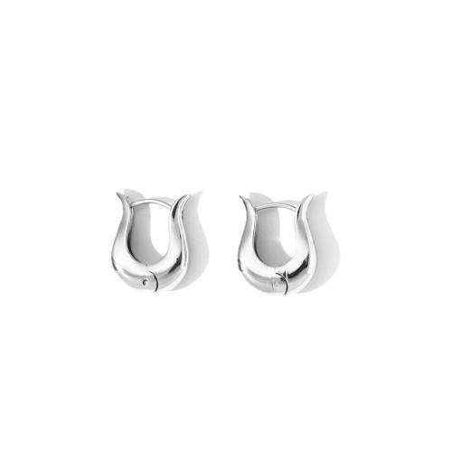 Edelstahl Baumeln Ohrring, 304 Edelstahl, Vakuum-Ionen-Beschichtung, Modeschmuck & für Frau, keine, 14.5x18mm, verkauft von Paar