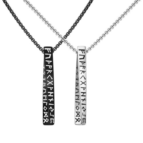 Stainless Steel Jewelry Necklace, 304 Stainless Steel, plated, Unisex & enamel 