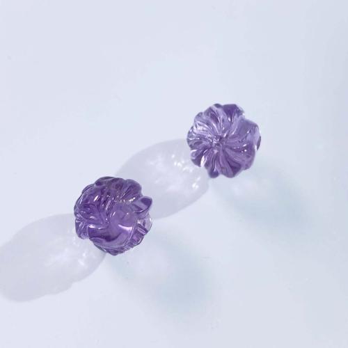 天然紫水晶のビーズ, アメジスト, DIY, パープル, 13mm, 売り手 パソコン