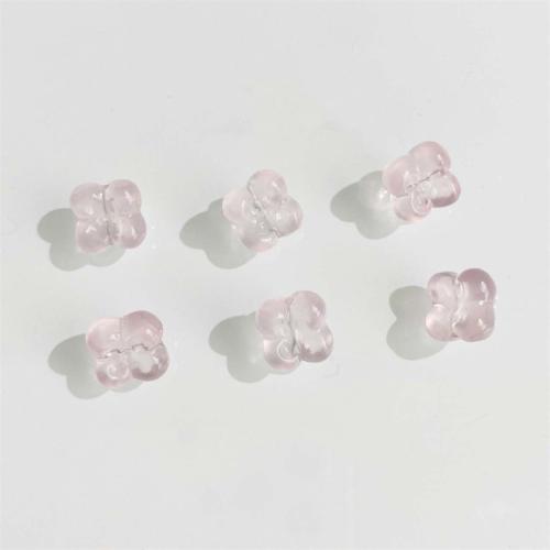 Natürliche Rosenquarz Perlen, Blume, DIY, Rosa, 10mm, verkauft von PC